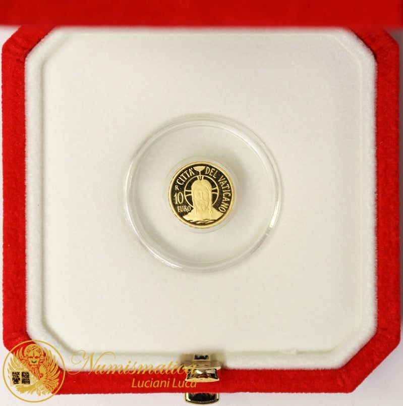 Città del Vaticano 10 euro 2015 Papa Francesco Oro Fondo Fondo: Battesimo di Gesù #XX5076