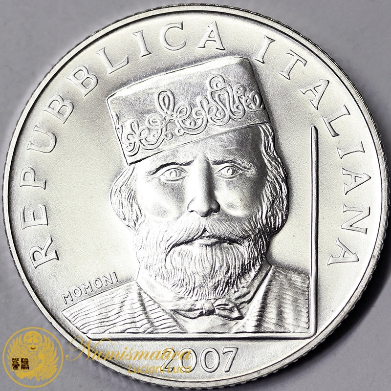 ITALIA 5 Euro 2007 GIUSEPPE GARIBALDI #4712
