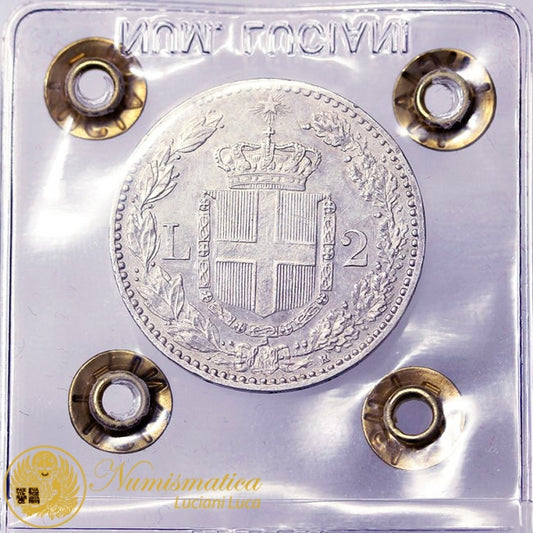 UMBERTO I 2 Lire 1899 Roma Spl/Q.Fdc NC #PV440