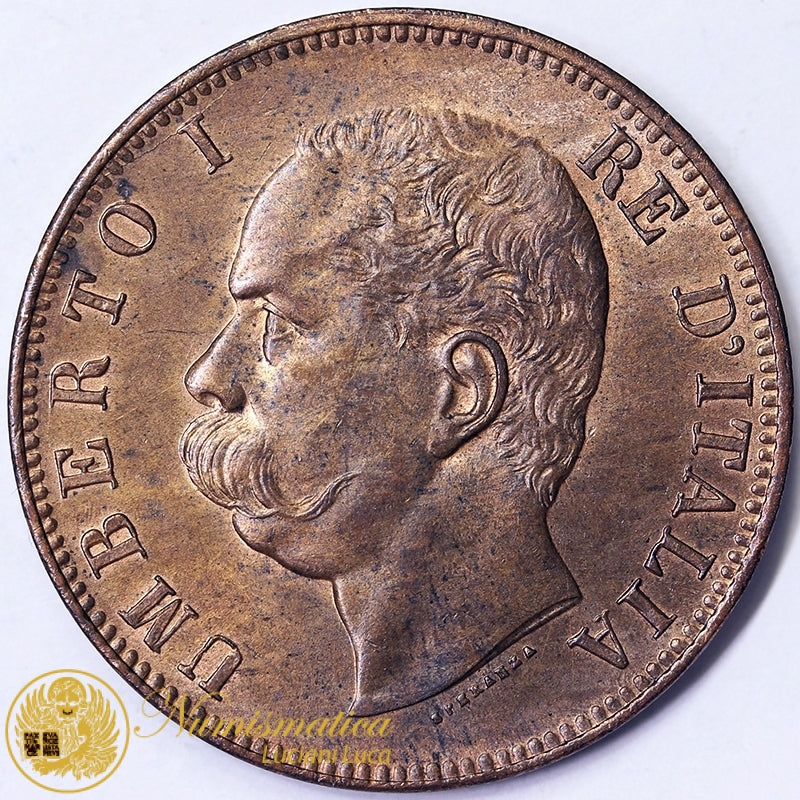 UMBERTO I 10 Centesimi 1893 Birmingham FDC #PV780