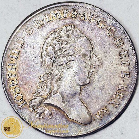 MILANO Scudo 1781 Giuseppe D'Asburgo-Lorena II 1780-1790 argento RARO BB #8049