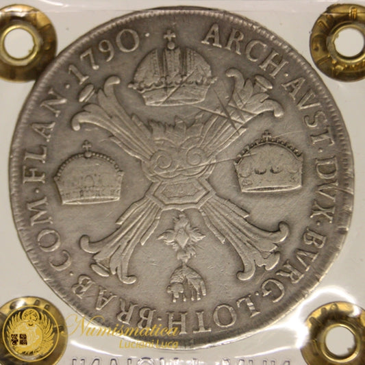 LOMBARDIA Giuseppe II Imperatore Duca di Milano e Mantova 1780-90 SCUDO DELLE CORONE 1790 Milano BB+ #PV173