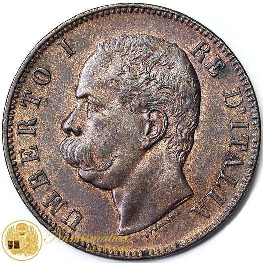 UMBERTO I 10 Centesimi 1893 zecca Birmingham Spl/Q.Fdc #P573