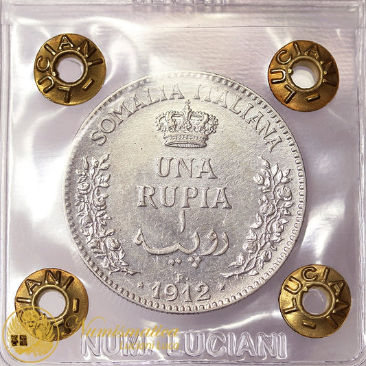 SOMALIA ITALIANA 1 Rupia 1912 VITTORIO EMANUELE III Spl+ RARA #PV447