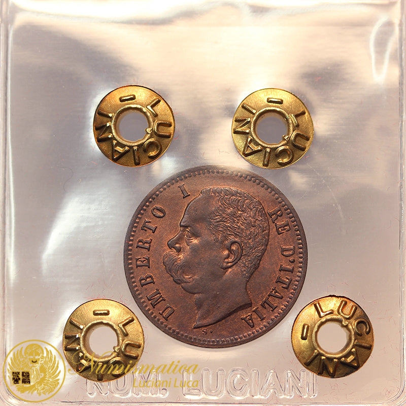 UMBERTO I 2 Centesimi 1900 Rame Rosso Fdc #PV433