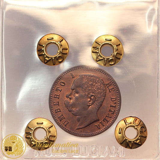UMBERTO I 2 Centesimi 1900 Rame Rosso Fdc #PV433