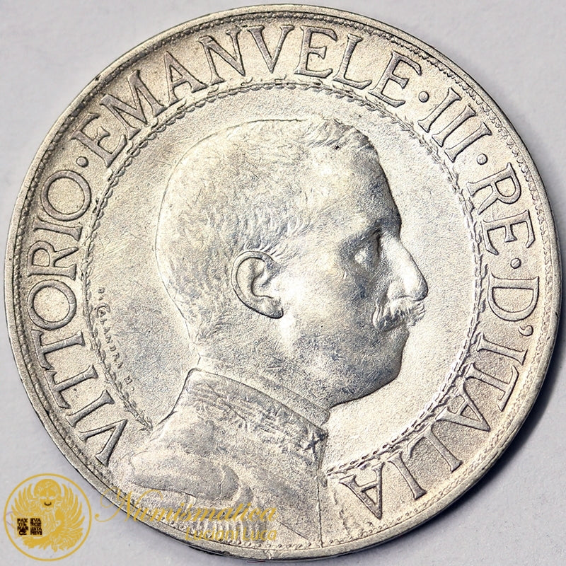 VITTORIO EMANUELE III 1 Lira 1912 Quadriga Ag Spl+ #1669A