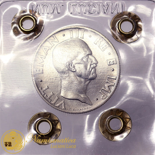 VITTORIO EMANUELE III 50 Centesimi 1936 Impero RARA più di Spl #PV202