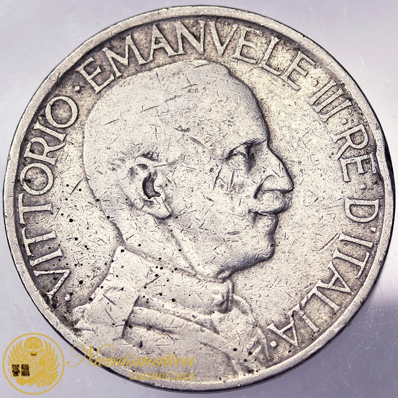 VITTORIO EMANUELE III Buono da 2 Lire 1927 Molto Raro MB #PV121