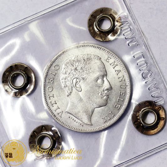 VITTORIO EMANUELE III 1 Lira 1901 Aquila NON COMUNE Q.Fdc #PV457