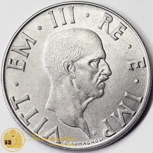 VITTORIO EMANUELE III 2 Lire 1943 Roma Impero Q.Spl #2270